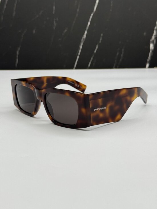 NEW SAINT LAURENT SUNGLASSES SL654 003 OVERSIZED HAVANA WOMEN EYEWEAR SL 654 003 main image 7